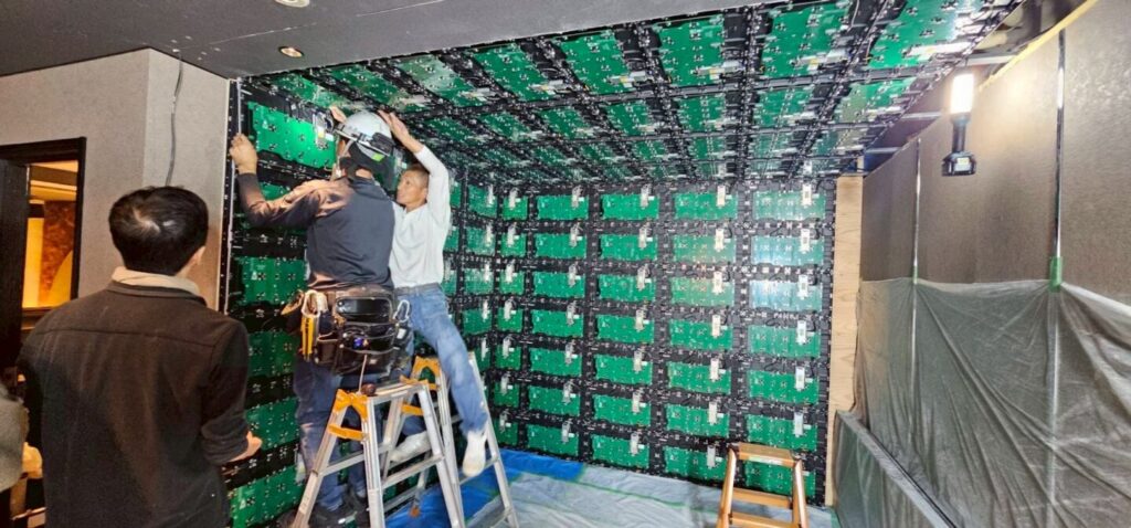 キャバクラ・バー店舗大型ledビジョン設置